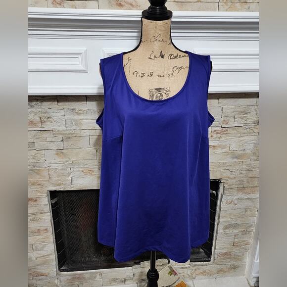 Catherines purple‎ tank top plus size 1X - Picture 1 of 4